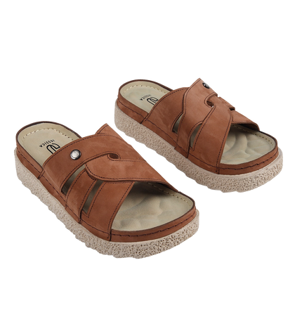 Z25 Women Comfortable Sabot – Genuine Suede Leather Walking Shoes