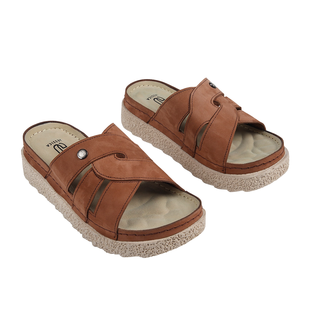 Z25 Women Comfortable Sabot – Genuine Suede Leather Walking Shoes