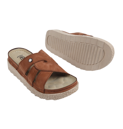 Z25 Women Comfortable Sabot – Genuine Suede Leather Walking Shoes