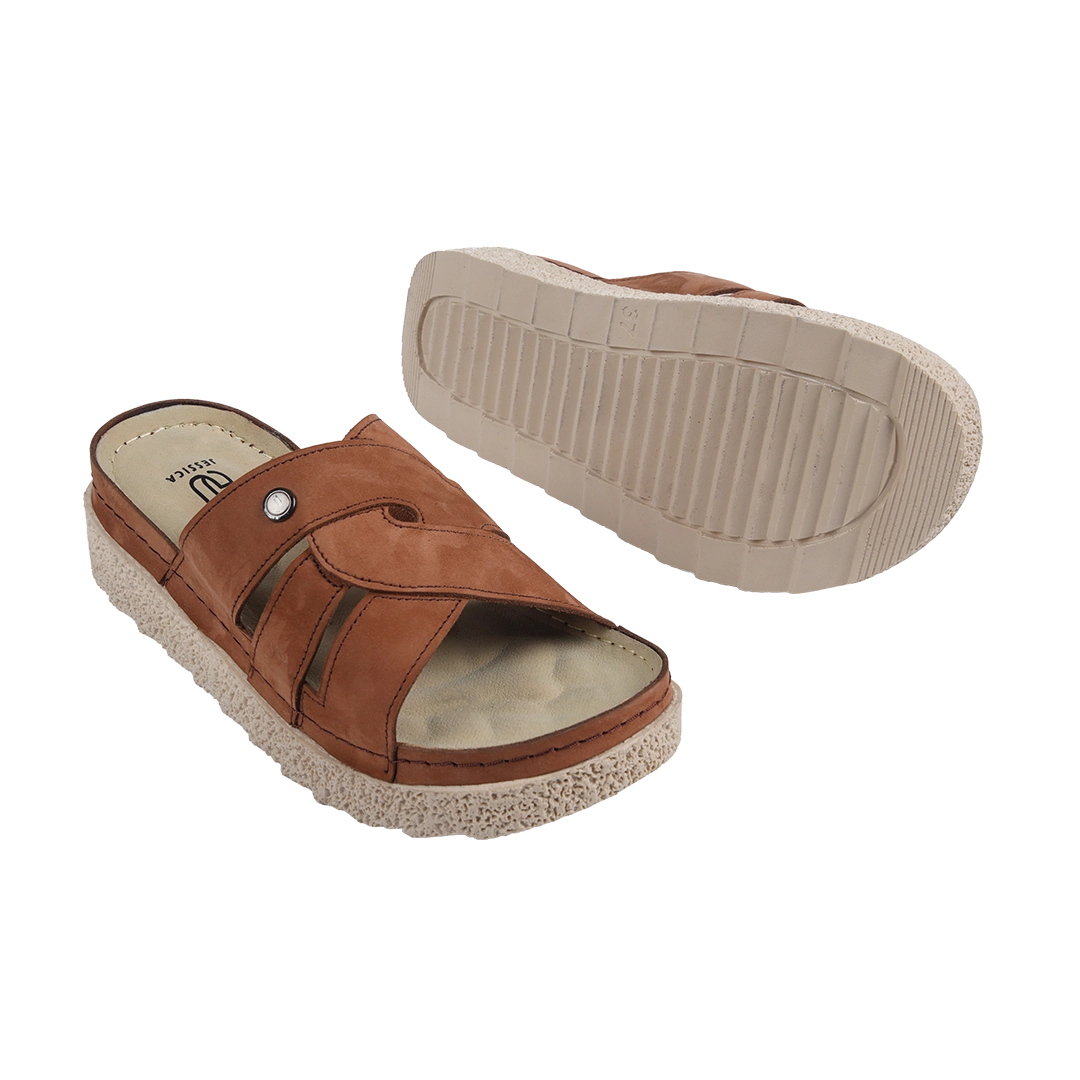Z25 Women Comfortable Sabot – Genuine Suede Leather Walking Shoes