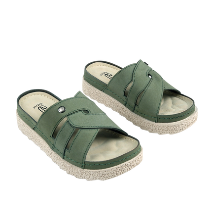 Z25 Women Comfortable Sabot – Genuine Suede Leather Walking Shoes