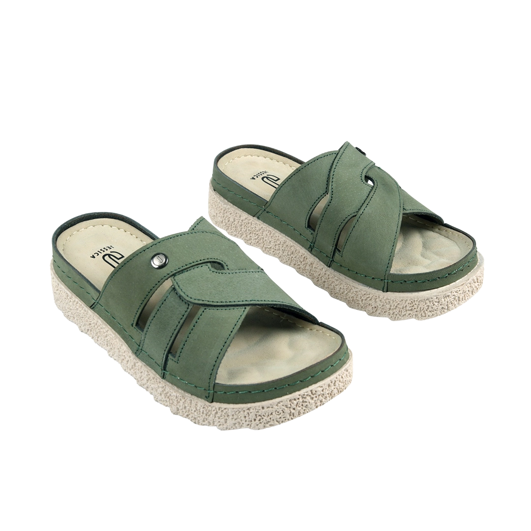 Z25 Women Comfortable Sabot – Genuine Suede Leather Walking Shoes