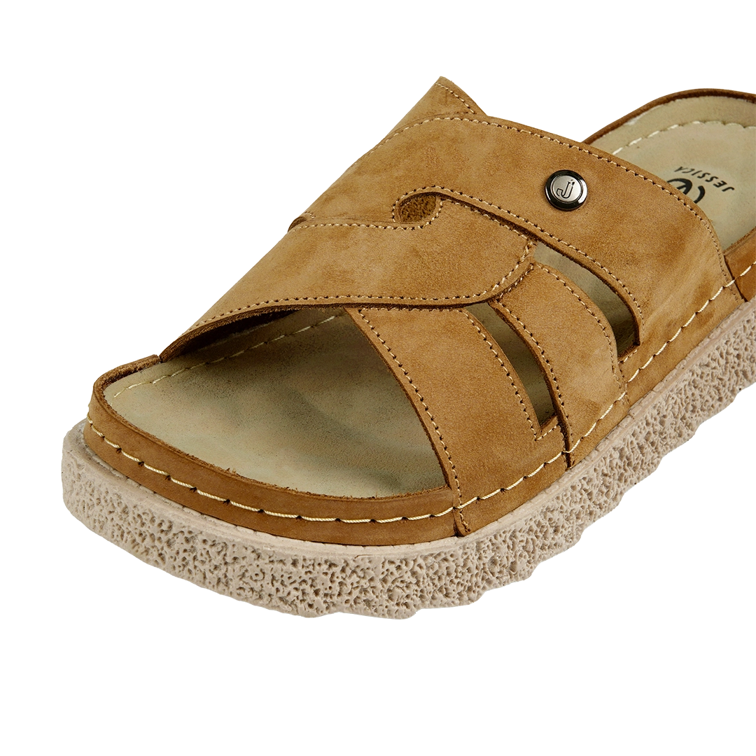 Z25 Women Comfortable Sabot – Genuine Suede Leather Walking Shoes