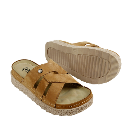 Z25 Women Comfortable Sabot – Genuine Suede Leather Walking Shoes