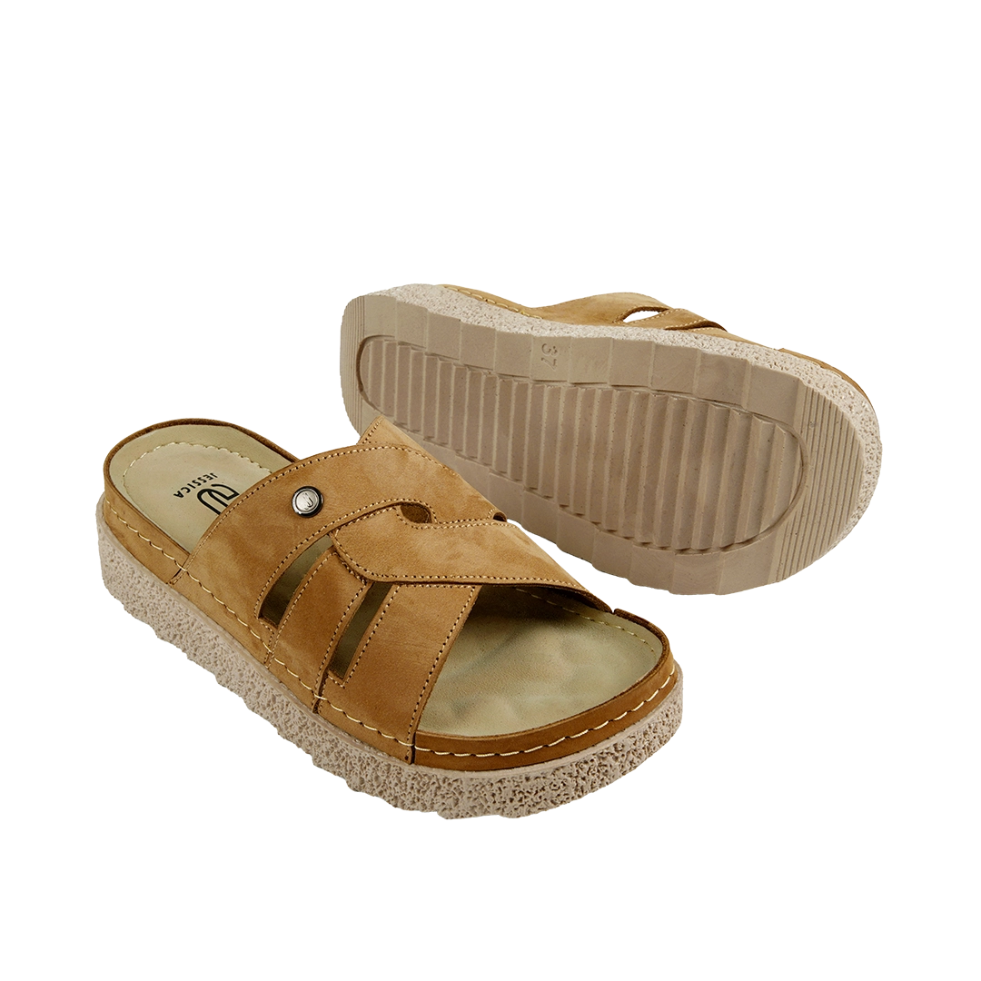 Z25 Women Comfortable Sabot – Genuine Suede Leather Walking Shoes