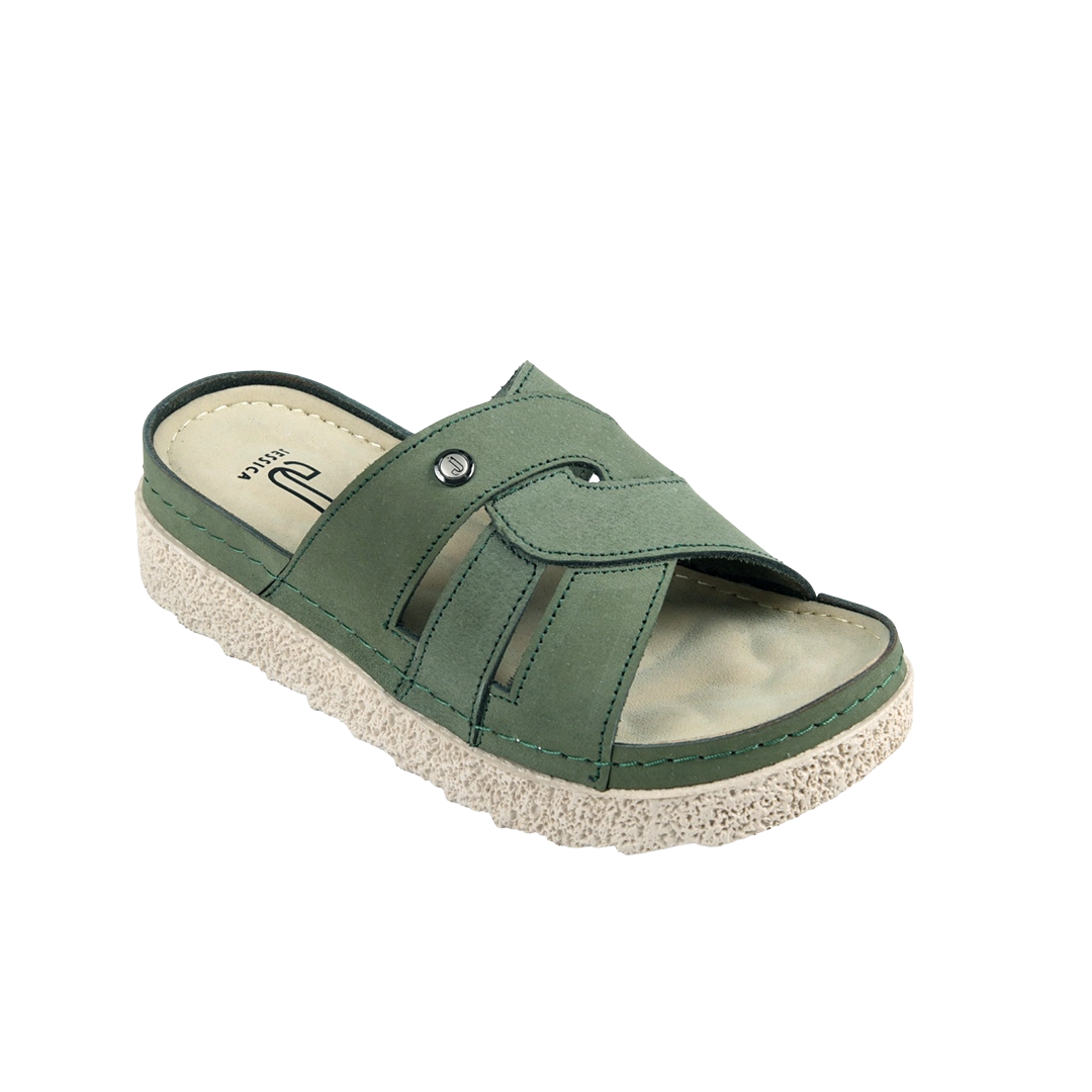 Z25 Women Comfortable Sabot – Genuine Suede Leather Walking Shoes