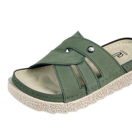 Z25 Women Comfortable Sabot – Genuine Suede Leather Walking Shoes