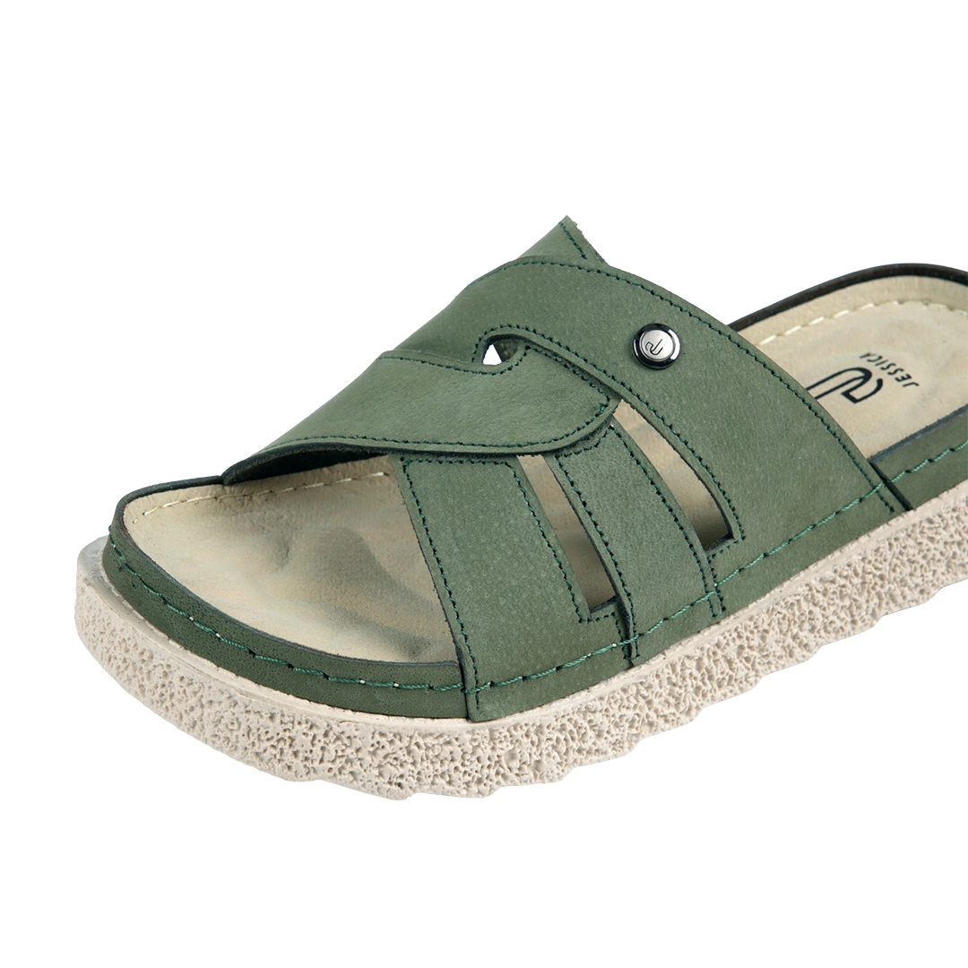 Z25 Women Comfortable Sabot – Genuine Suede Leather Walking Shoes