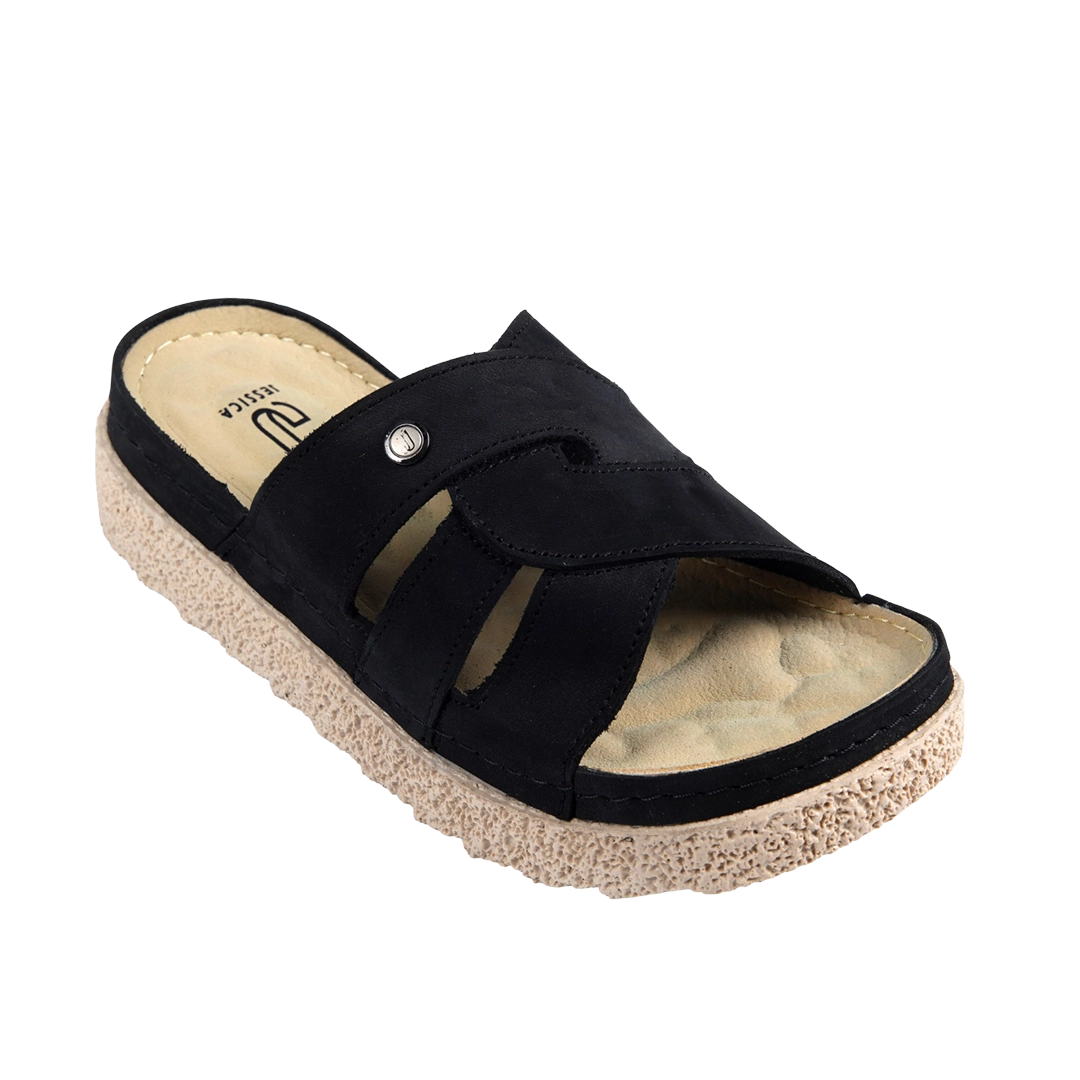 Z25 Women Comfortable Sabot – Genuine Suede Leather Walking Shoes