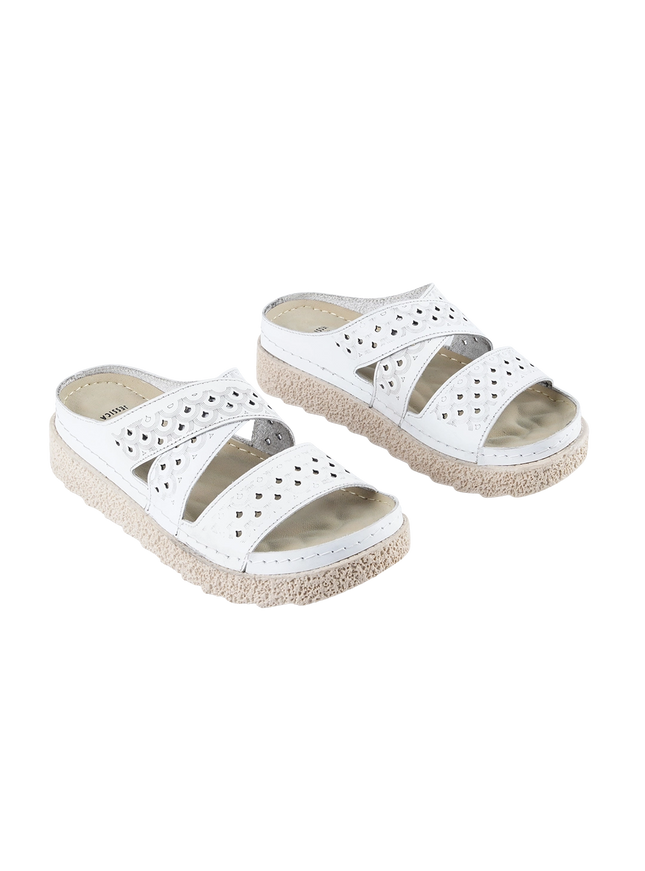 Z66 Women’s Genuine Leather Clogs – Comfortable Walking Shoes for Wide Feet