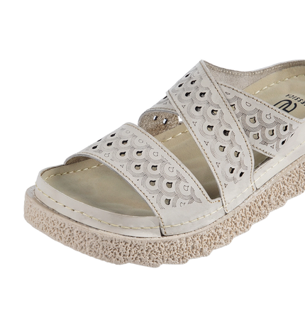 Z66 Women’s Genuine Leather Clogs – Comfortable Walking Shoes for Wide Feet