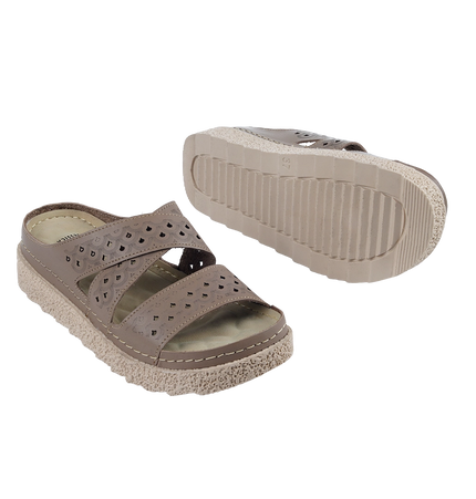 Z66 Women’s Genuine Leather Clogs – Comfortable Walking Shoes for Wide Feet