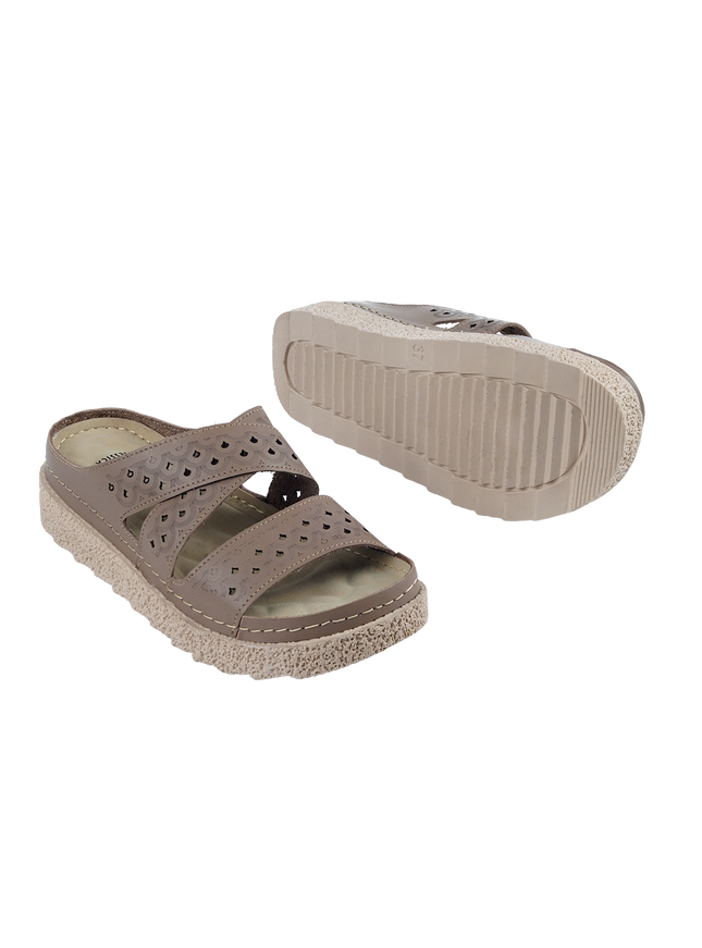 Z66 Women’s Genuine Leather Clogs – Comfortable Walking Shoes for Wide Feet