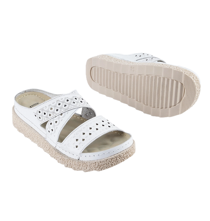 Z66 Women’s Genuine Leather Clogs – Comfortable Walking Shoes for Wide Feet