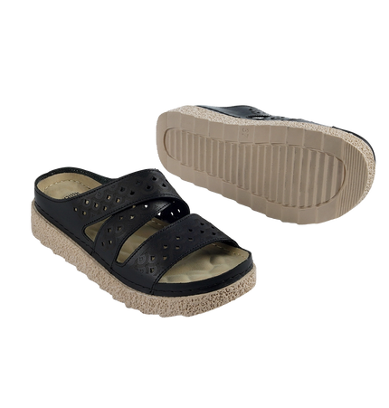 Z66 Women’s Genuine Leather Clogs – Comfortable Walking Shoes for Wide Feet