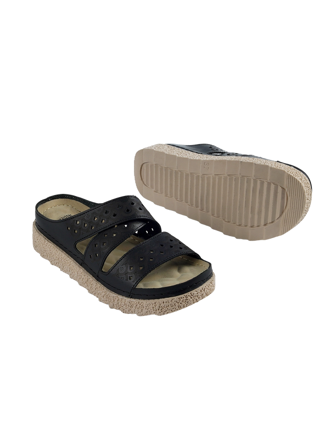 Z66 Women’s Genuine Leather Clogs – Comfortable Walking Shoes for Wide Feet