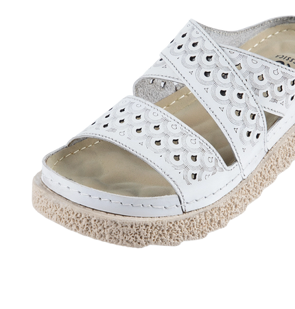 Z66 Women’s Genuine Leather Clogs – Comfortable Walking Shoes for Wide Feet