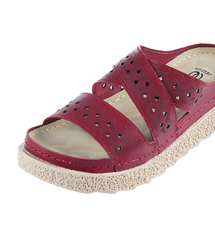 Z66 Women’s Genuine Leather Clogs – Comfortable Walking Shoes for Wide Feet