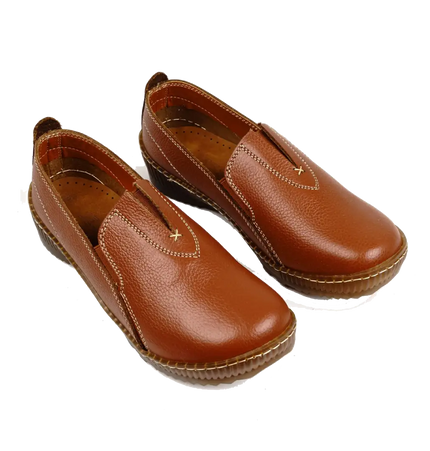 كود 1012 حذاء من الجلد الطبيعي