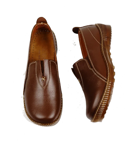 كود 1012 حذاء من الجلد الطبيعي