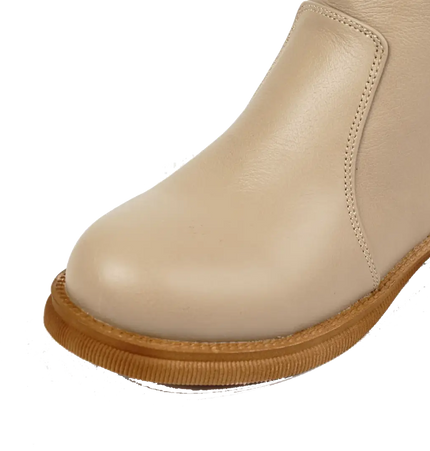 كود ٥٣٧ حذاء هاف بوت من الجلد الطبيعي