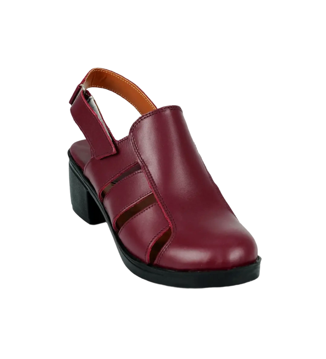 كود ٣١٠ حذاء بكعب عالٍ من الجلد الطبيعي