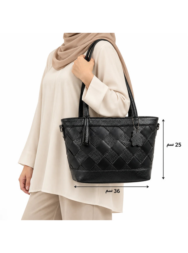 Jessica M601 Women's Large Shoulder Bag – Premium Imported Leather Everyday Bag