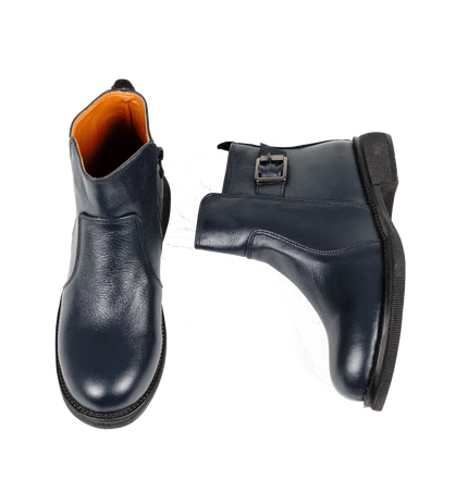 كود ٥٣٧ حذاء هاف بوت من الجلد الطبيعي