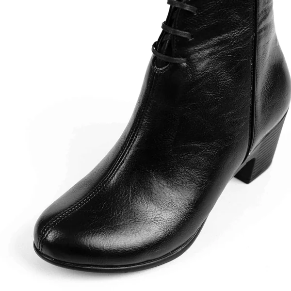 كود 3060 هاف بوت حريمى  - اسود - جيسيكا