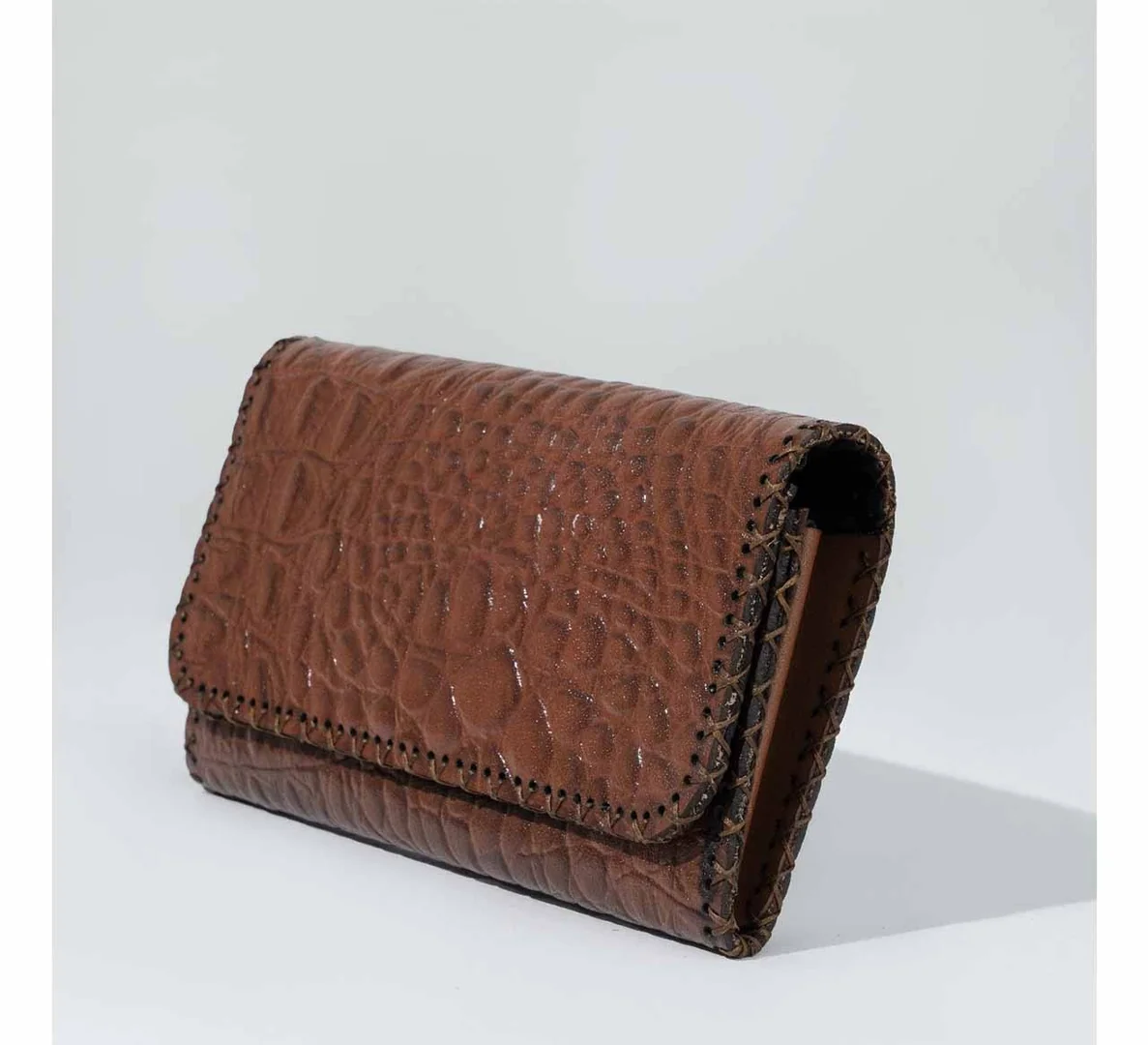 كود F3 محفظة نسائية جلد طبيعى هاند ميد - هافان  - جيسيكا