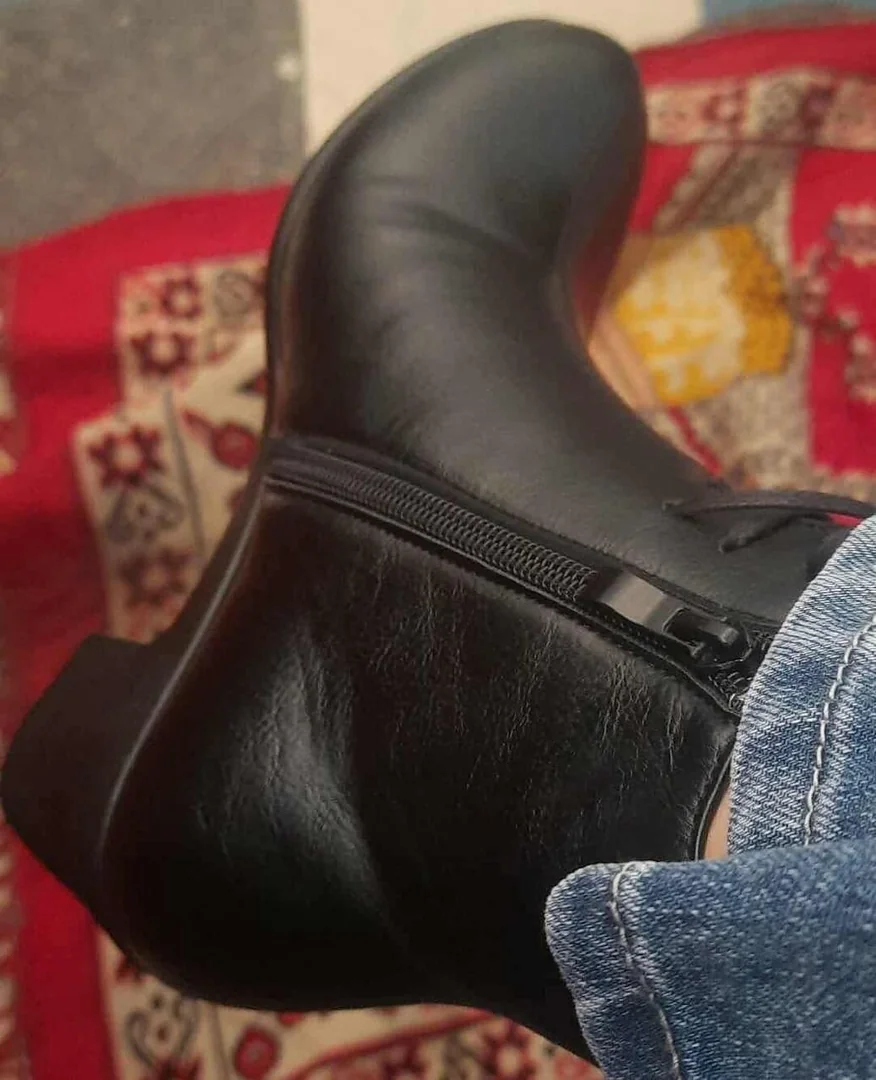 كود 3060 هاف بوت حريمى  - صورة حقيقية - جيسيكا