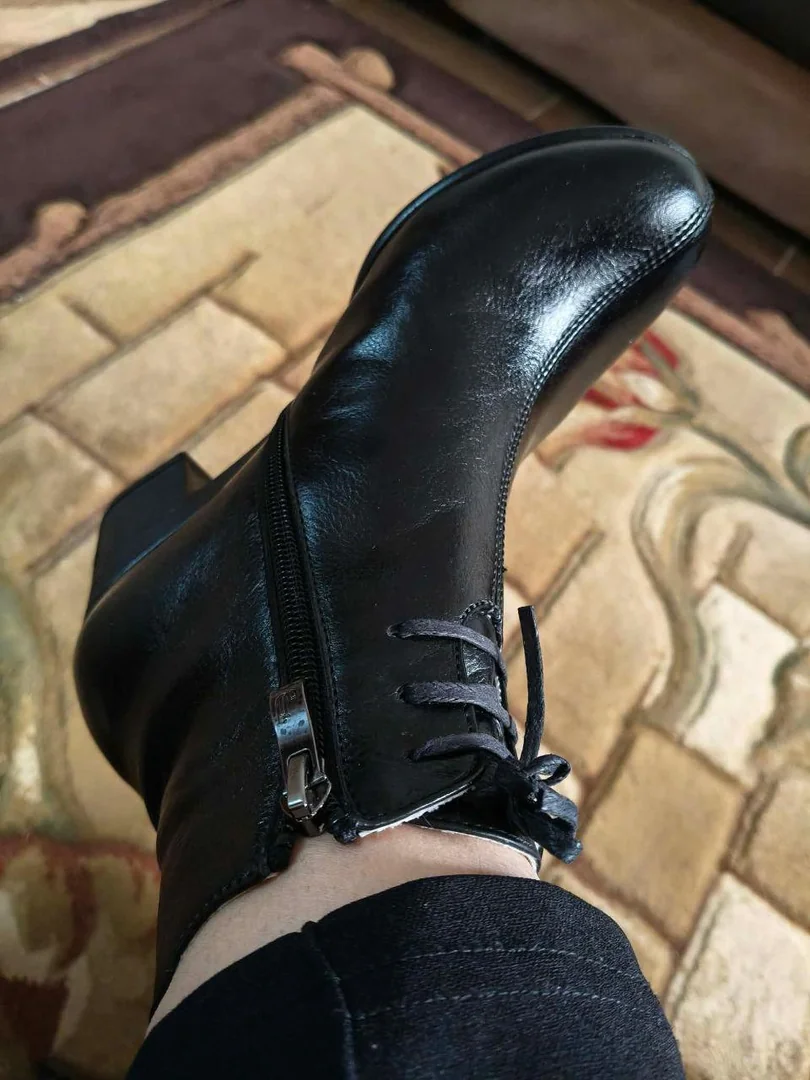 كود 3060 هاف بوت حريمى  - صورة حقيقية - جيسيكا