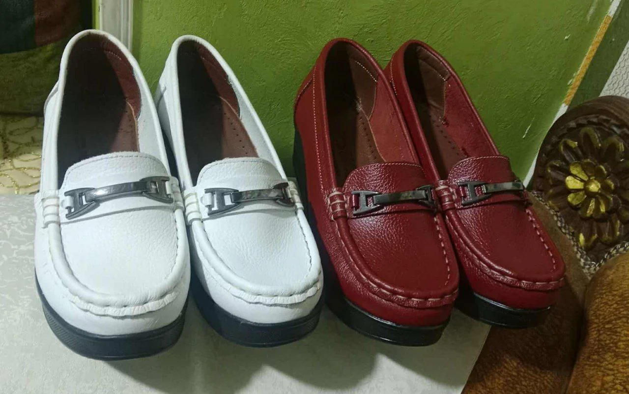 كود L40 شوز حريمى جلد طبيعى - صورة حقيقية - جيسيكا