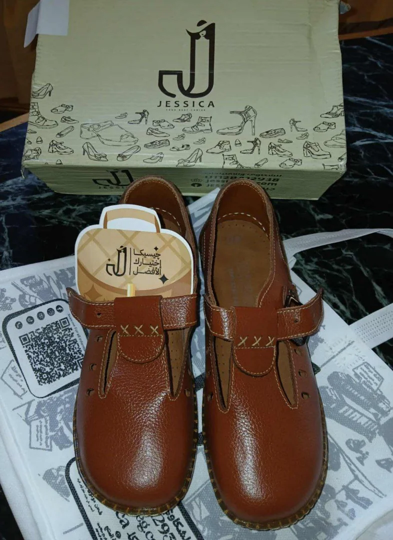 كود 1006 حذاء حريمى جلد طبيعى - صورة حقيقية - جيسيكا
