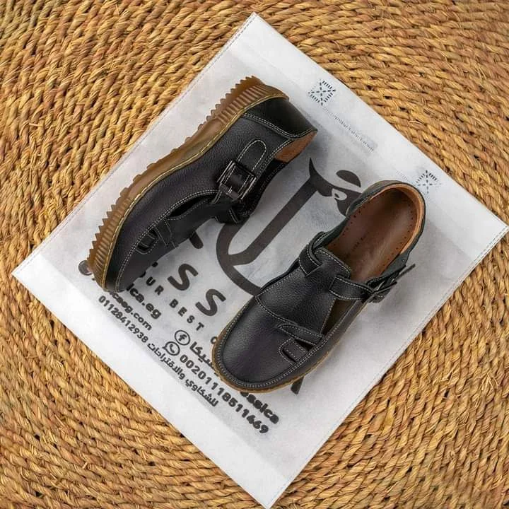 Code 1007 Women's Genuine Leather Shoes - Real-life image - Jessica