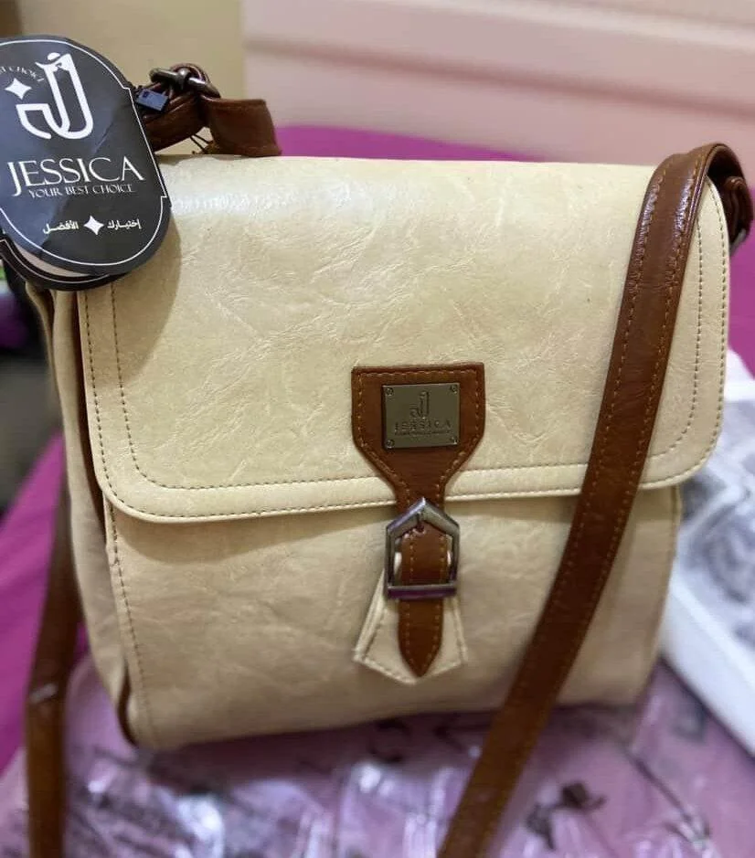 كود S021 شنطة كروس حريمى جلد إيطالى - صورة حقيقية - جيسيكا